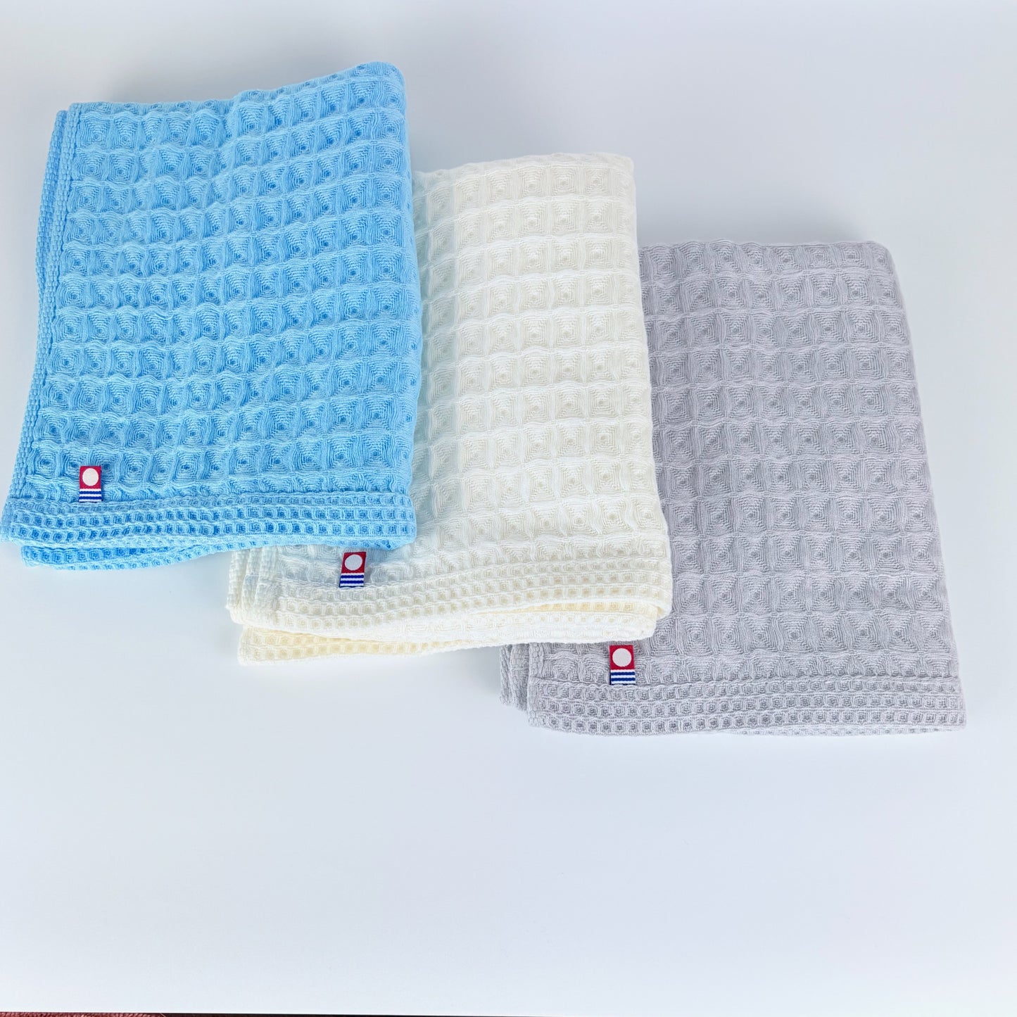 Imabari ručník Waffle – 3 varianty (80 × 34 cm) | Made in Japan