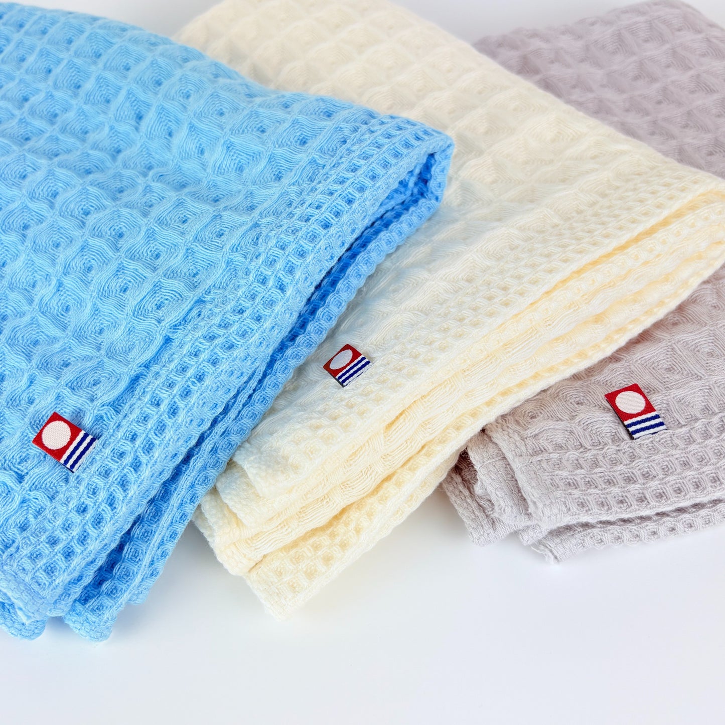 Imabari ručník Waffle – 3 varianty (80 × 34 cm) | Made in Japan