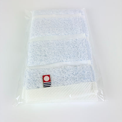 Imabari ručník – klasický (34 × 35 cm) modrý | Made in Japan