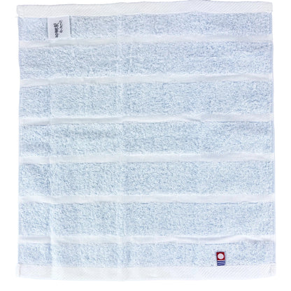 Imabari ručník – klasický (34 × 35 cm) modrý | Made in Japan