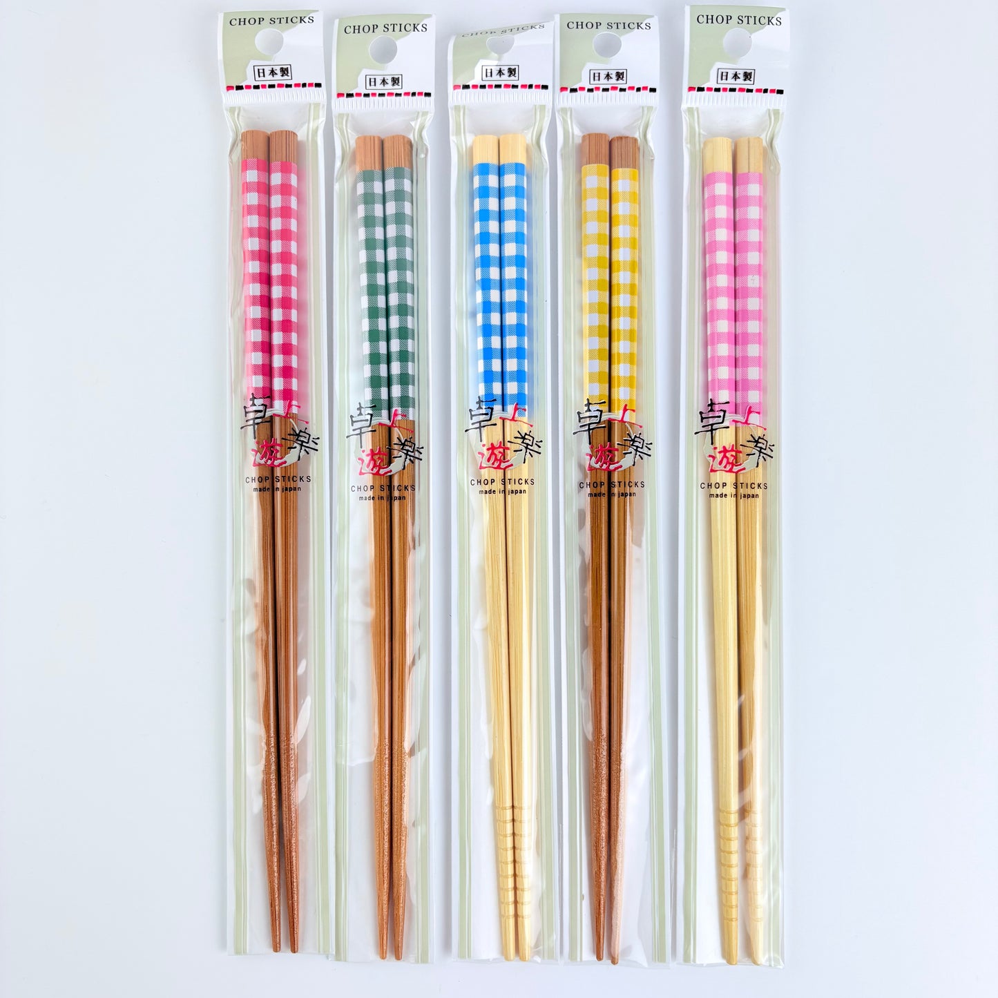 Bambusové jídelní hůlky - více barevných variant - 22,5 cm | Made in Japan