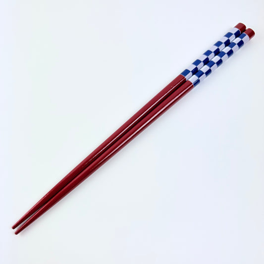 Bambusové jídelní hůlky Ichimatsu Navy 22,5 cm | Made in Japan