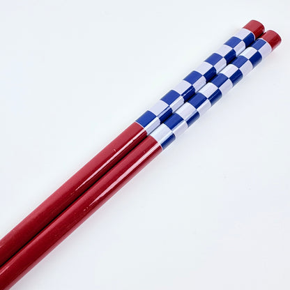 Bambusové jídelní hůlky Ichimatsu Navy 22,5 cm | Made in Japan
