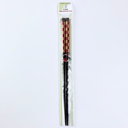 Bambusové jídelní hůlky Ichimatsu Red 22,5 cm | Made in Japan