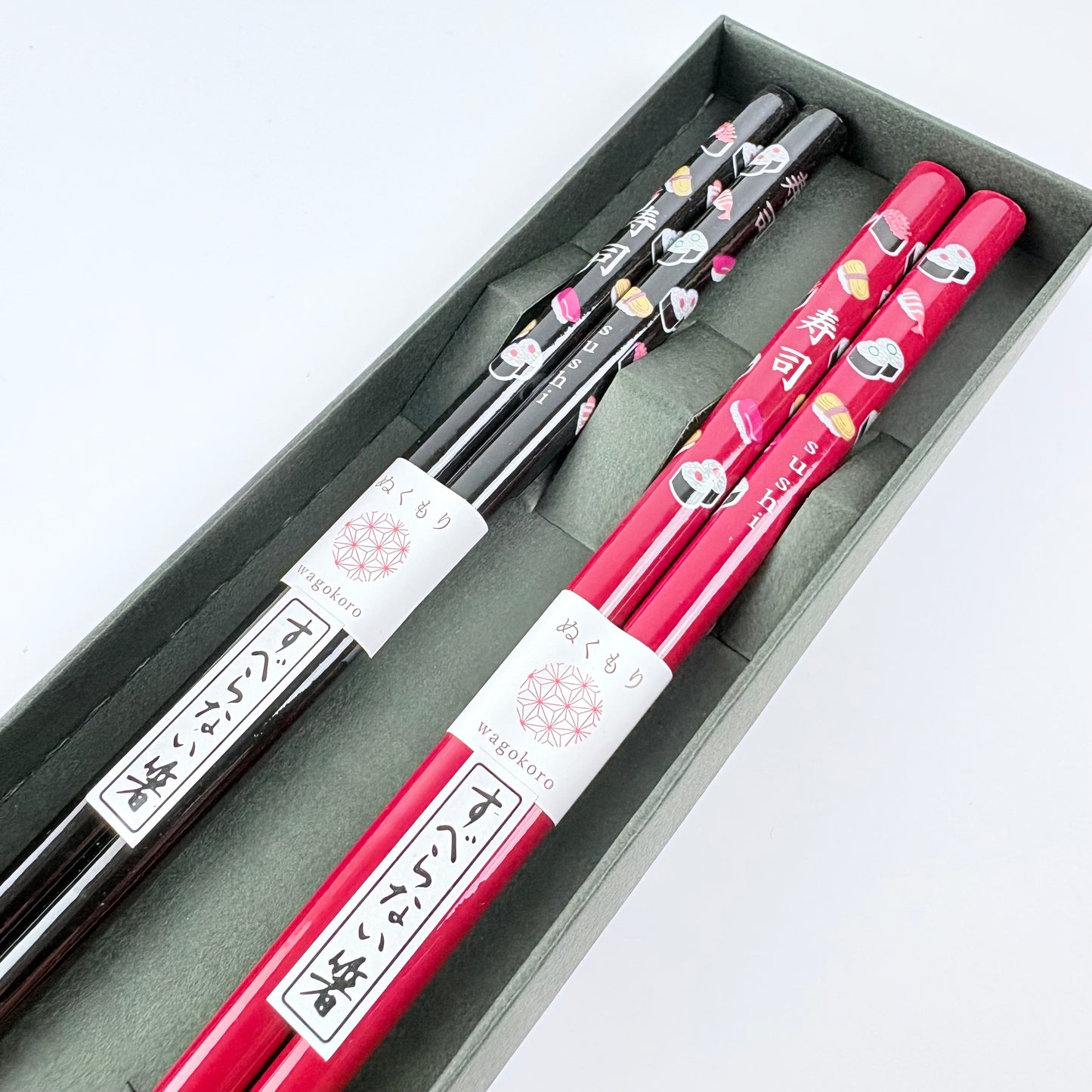 Japonské jídelní hůlky pro pár Sushi v dárkové krabičce | Made in Japan
