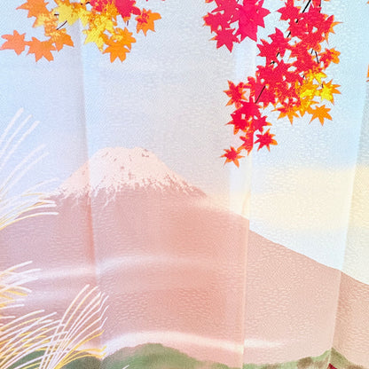 Noren závěs Fuji na podzim 85 × 150 cm | Made in Japan