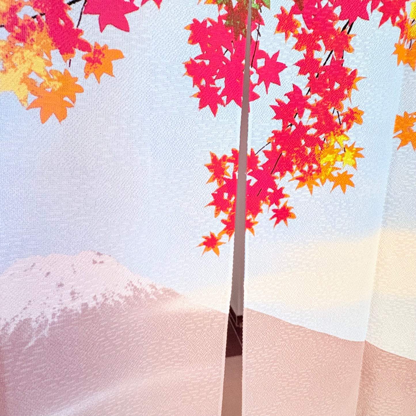 Noren závěs Fuji na podzim 85 × 150 cm | Made in Japan