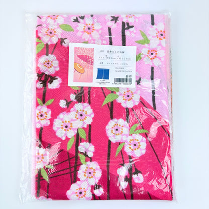 Noren závěs Deštníky a převislá sakura 85 × 150 cm | Made in Japan