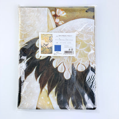 Noren závěs Jeřábi pod švestkovými květy 85 × 150 cm | Made in Japan
