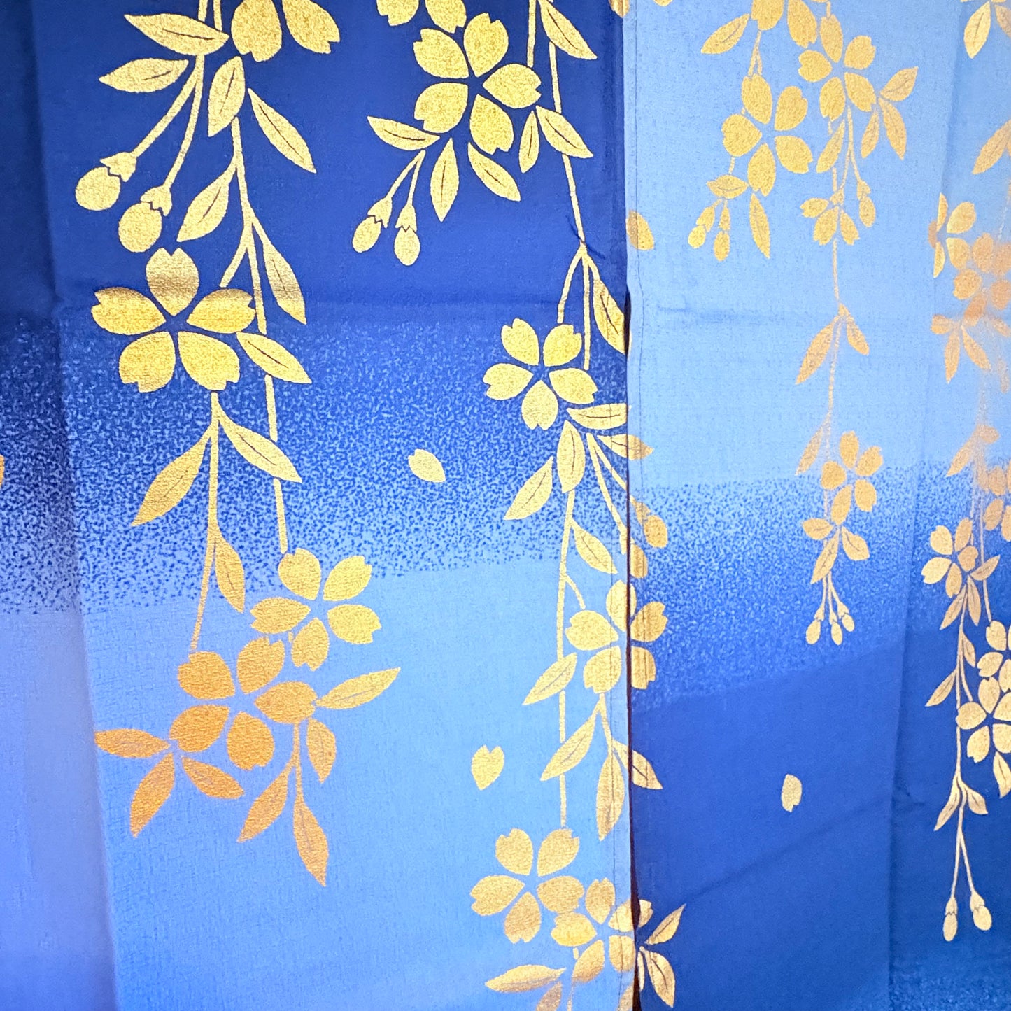 Noren závěs Zlatá sakura 85 × 150 cm | Made in Japan