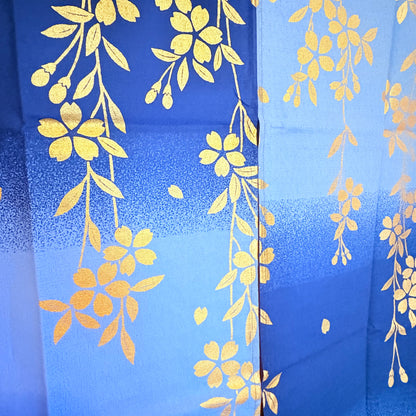 Noren závěs Zlatá sakura 85 × 150 cm | Made in Japan