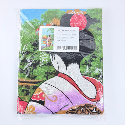 Noren závěs Maiko u Zlatého pavilonu 85 × 150 cm - polyester | Made in Japan