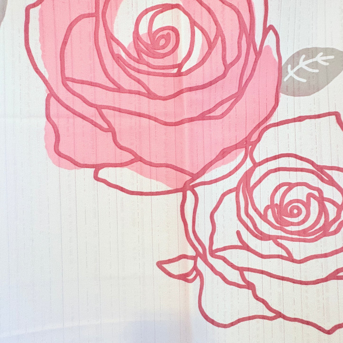 Noren závěs Line Roses 85 × 170 cm | Made in Japan
