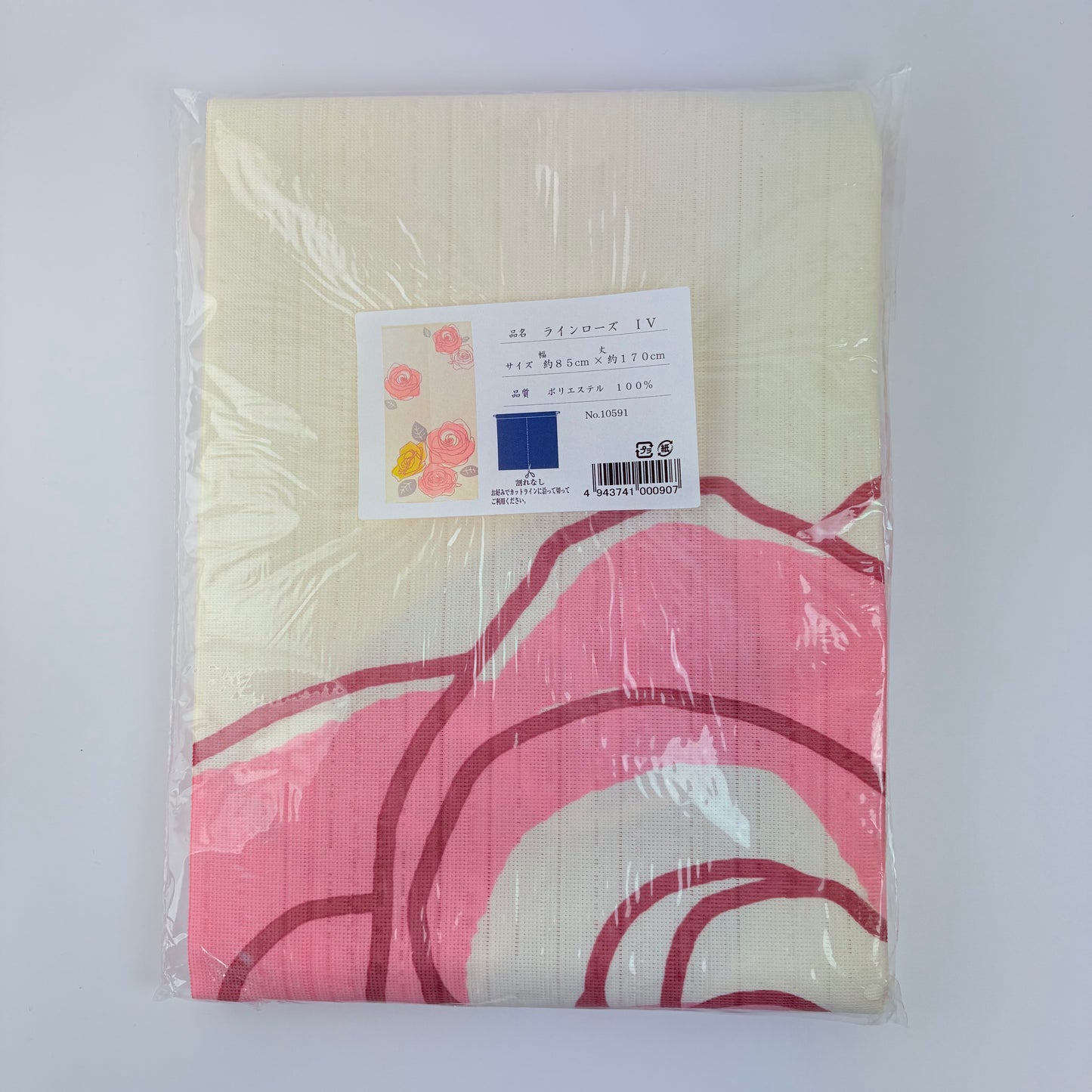 Noren závěs Line Roses 85 × 170 cm | Made in Japan