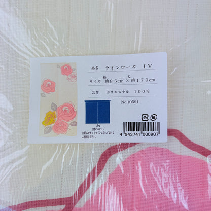 Noren závěs Line Roses 85 × 170 cm | Made in Japan