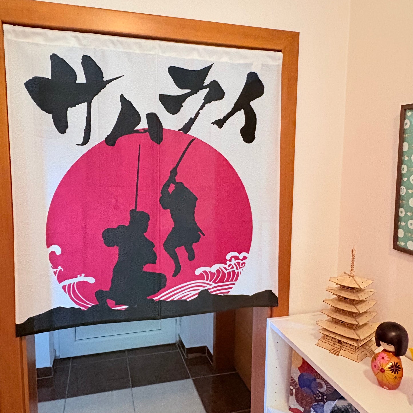 Noren závěs Samurai 85 × 90 cm | Made in Japan