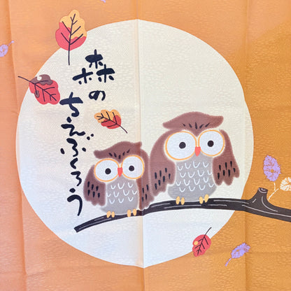 Noren závěs Moudré sovy 85 × 90 cm | Made in Japan