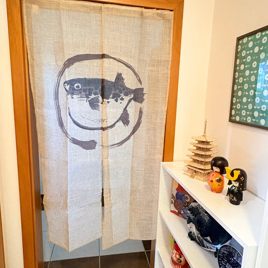 Noren závěs Fugu 85 × 150 cm
