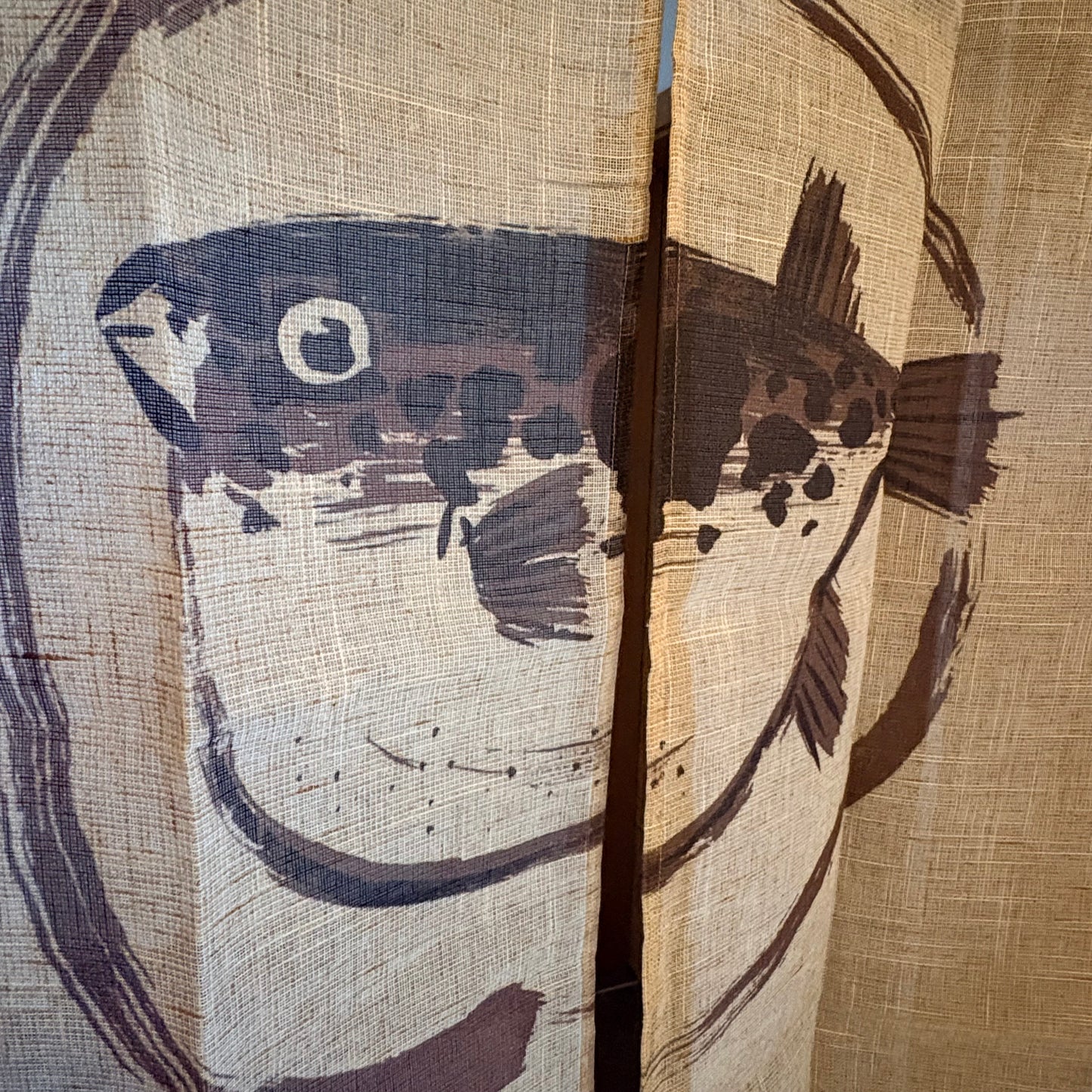 Noren závěs Fugu 85 × 150 cm