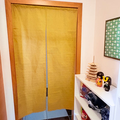 Noren závěs Mustard 85 × 150 cm | Made in Japan