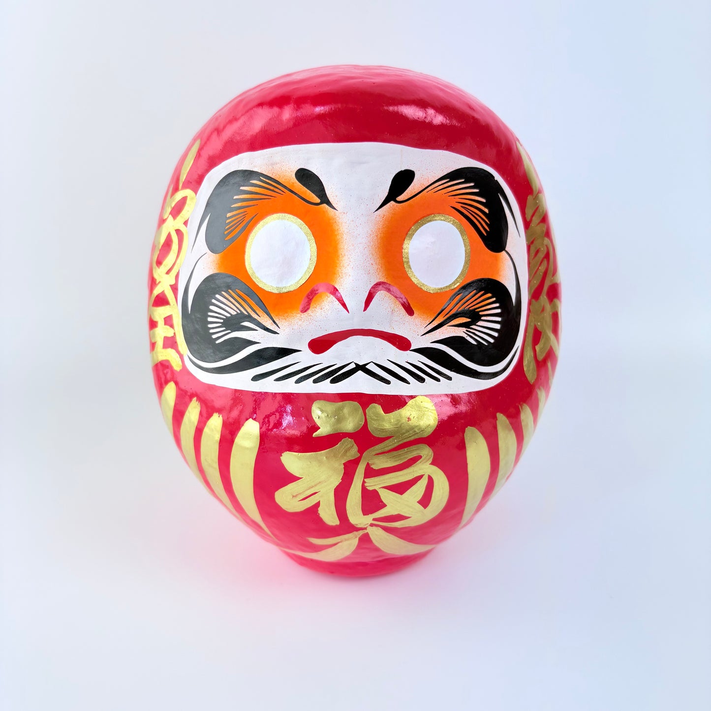 Japonský Daruma červený 15 cm | Made in Japan