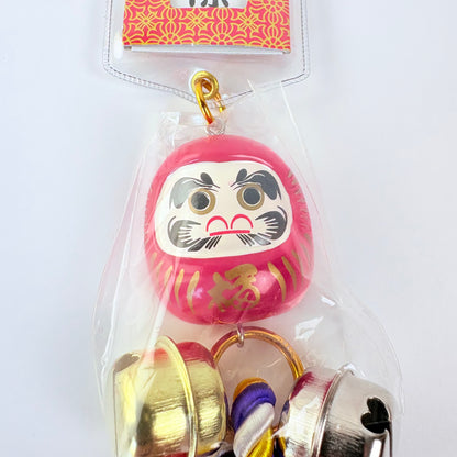 Talisman Daruma se zvonečky | 2 varianty | Made in Japan