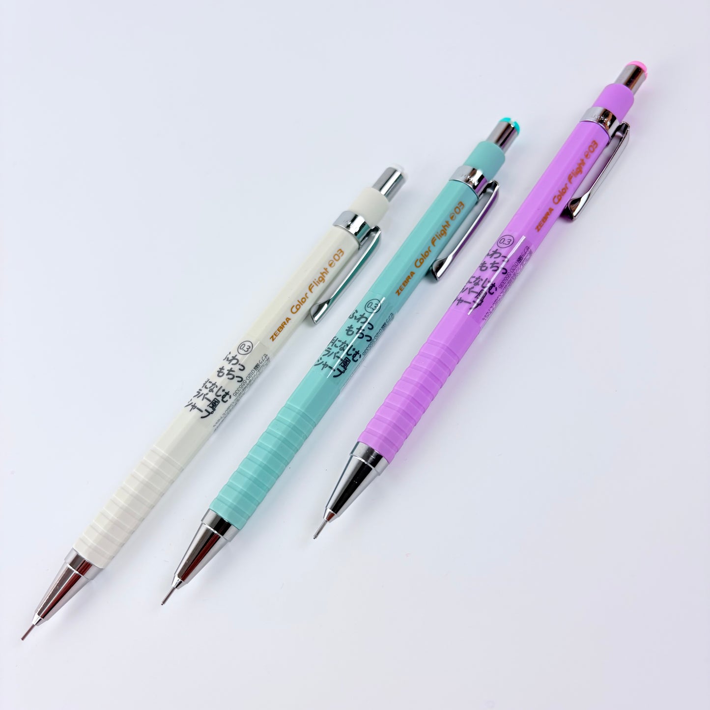 Japonská mikrotužka Zebra Color Flight 0,3 mm | Made in Japan | 3 barevné varianty