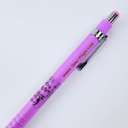 Japonská mikrotužka Zebra Color Flight 0,3 mm | Made in Japan | 3 barevné varianty