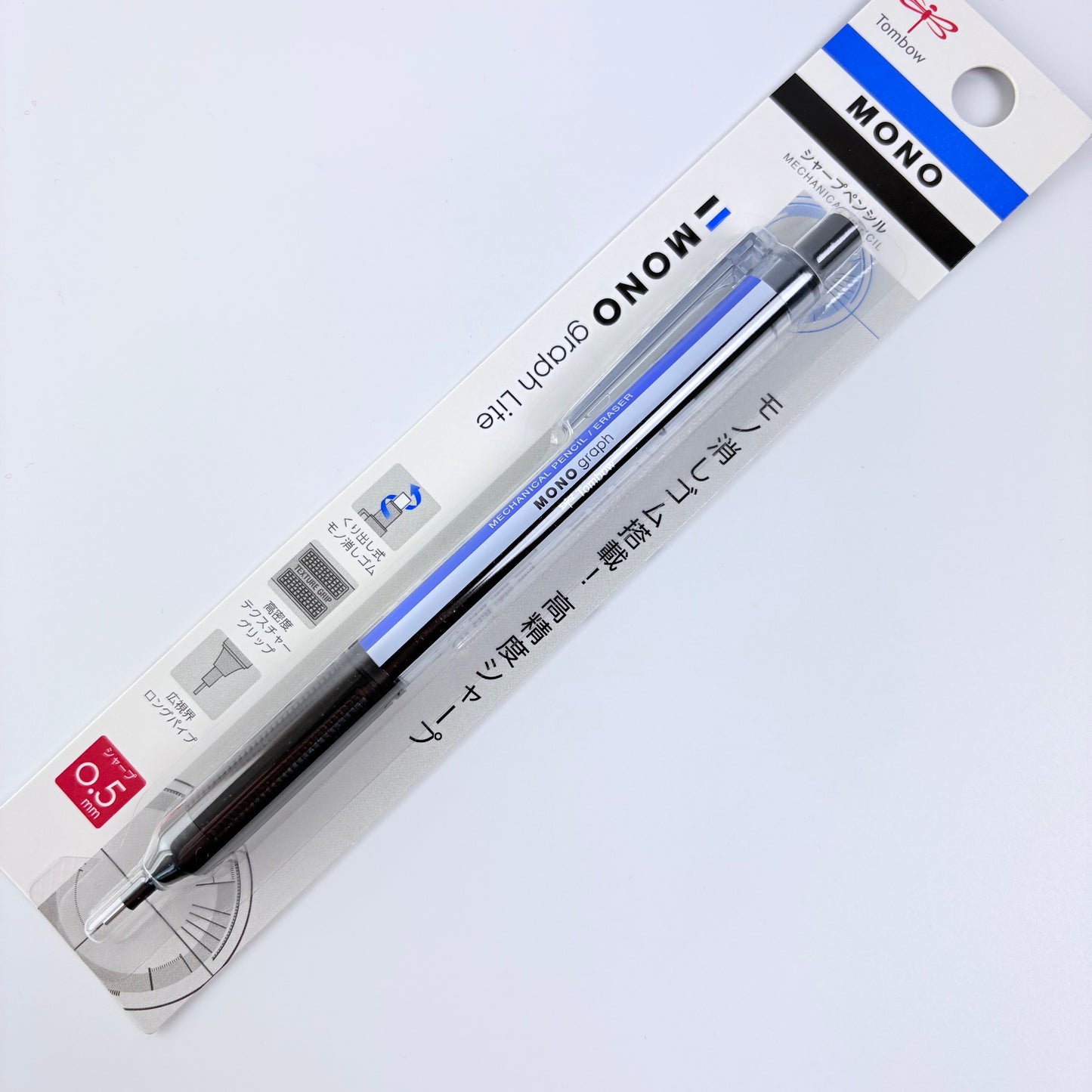 Japonská mikrotužka Tombow MONO graph Lite 0,5 mm | pruhy