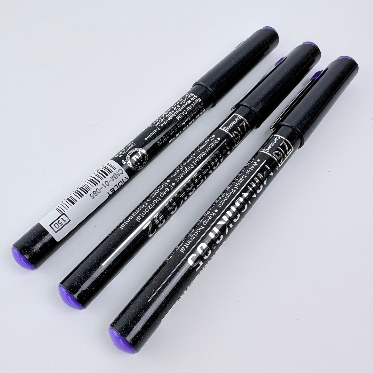 ZIG Mangaka Violet Assortment Set 3 ks | Kuretake | Made in Japan