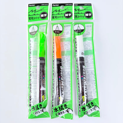 Mazatelný board marker Raymay 1 mm – 3 varianty | Made in Japan
