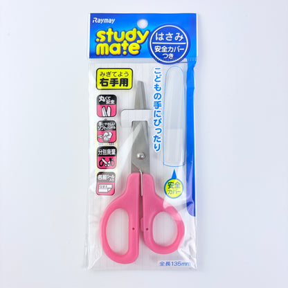 Dětské nůžky Raymay Study Mate s pouzdrem pro praváky 135 mm