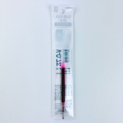 Náhradní náplň do gelového pera ZEBRA Sarasa Dry JLV-0.7 červená | Made in Japan