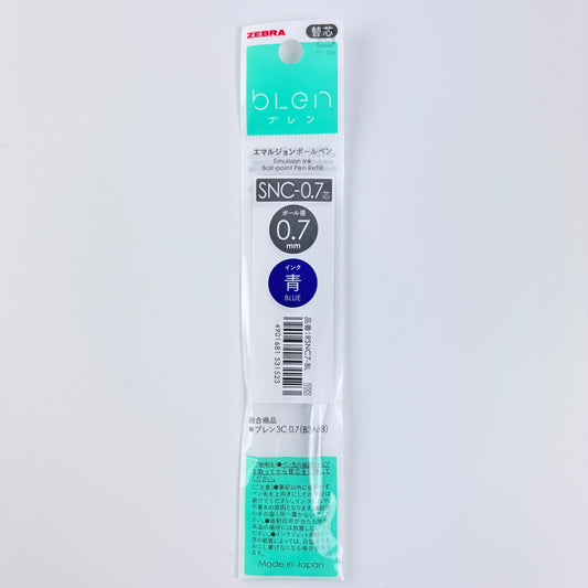 Náhradní náplň do pera ZEBRA bLen SNC-0.7 modrá | Made in Japan