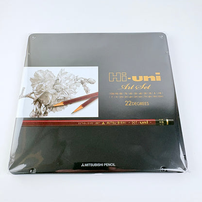 Grafitové tužky Mitsubishi Hi-uni Art Set 22 Degrees - Made in Japan | 22 ks