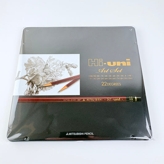 Grafitové tužky Mitsubishi Hi-uni Art Set 22 Degrees - Made in Japan | 22 ks
