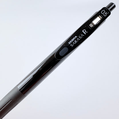 Gelové pero Zebra Sarasa R 0,5 mm černé | Made in Japan