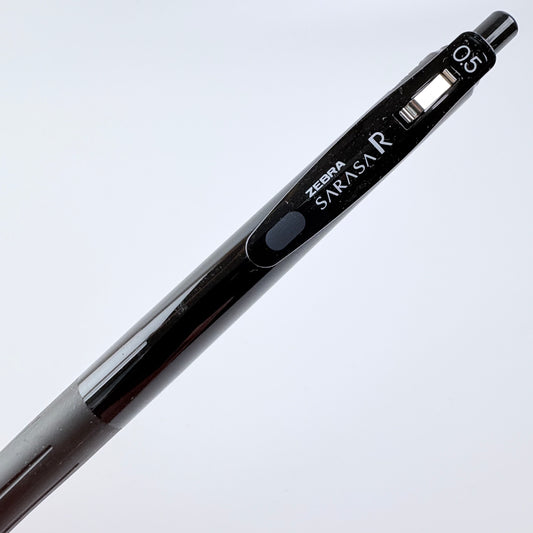 Gelové pero Zebra Sarasa R 0,5 mm černé | Made in Japan