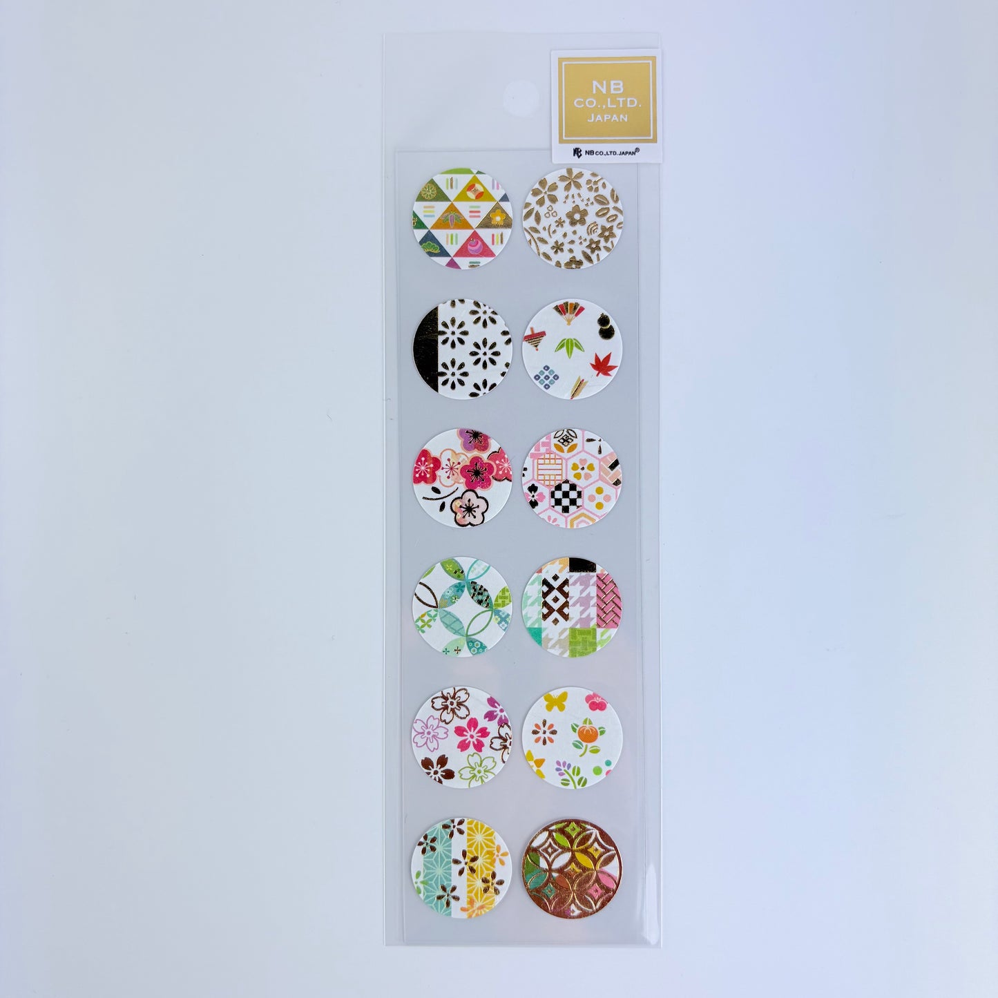 Pečeticí samolepky Made in Japan – moderní japonské vzory