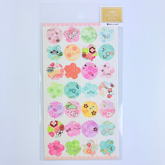 Japonské dekorativní samolepky Washi Made in Japan – zlatá ražba