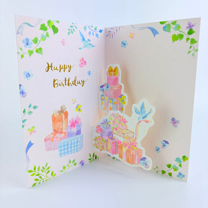 Japonské narozeninové přání Creald Happy Birthday | 3D | Made in Japan