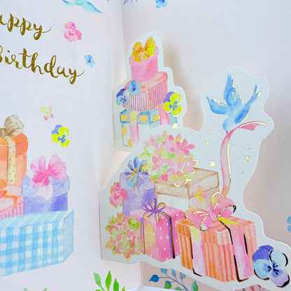 Japonské narozeninové přání Creald Happy Birthday | 3D | Made in Japan
