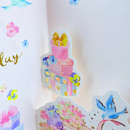 Japonské narozeninové přání Creald Happy Birthday | 3D | Made in Japan