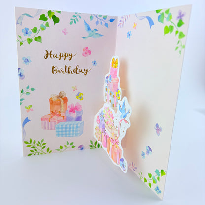 Japonské narozeninové přání Creald Happy Birthday | 3D | Made in Japan