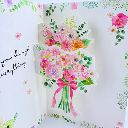 Japonské děkovné přání Creald Thank You Bouquet | 3D | Made in Japan