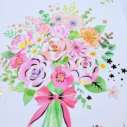 Japonské děkovné přání Creald Thank You Bouquet | 3D | Made in Japan