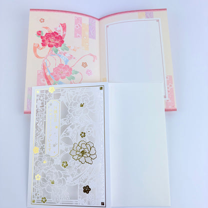 Japonské narozeninové přání Peony | laser cut | Made in Japan