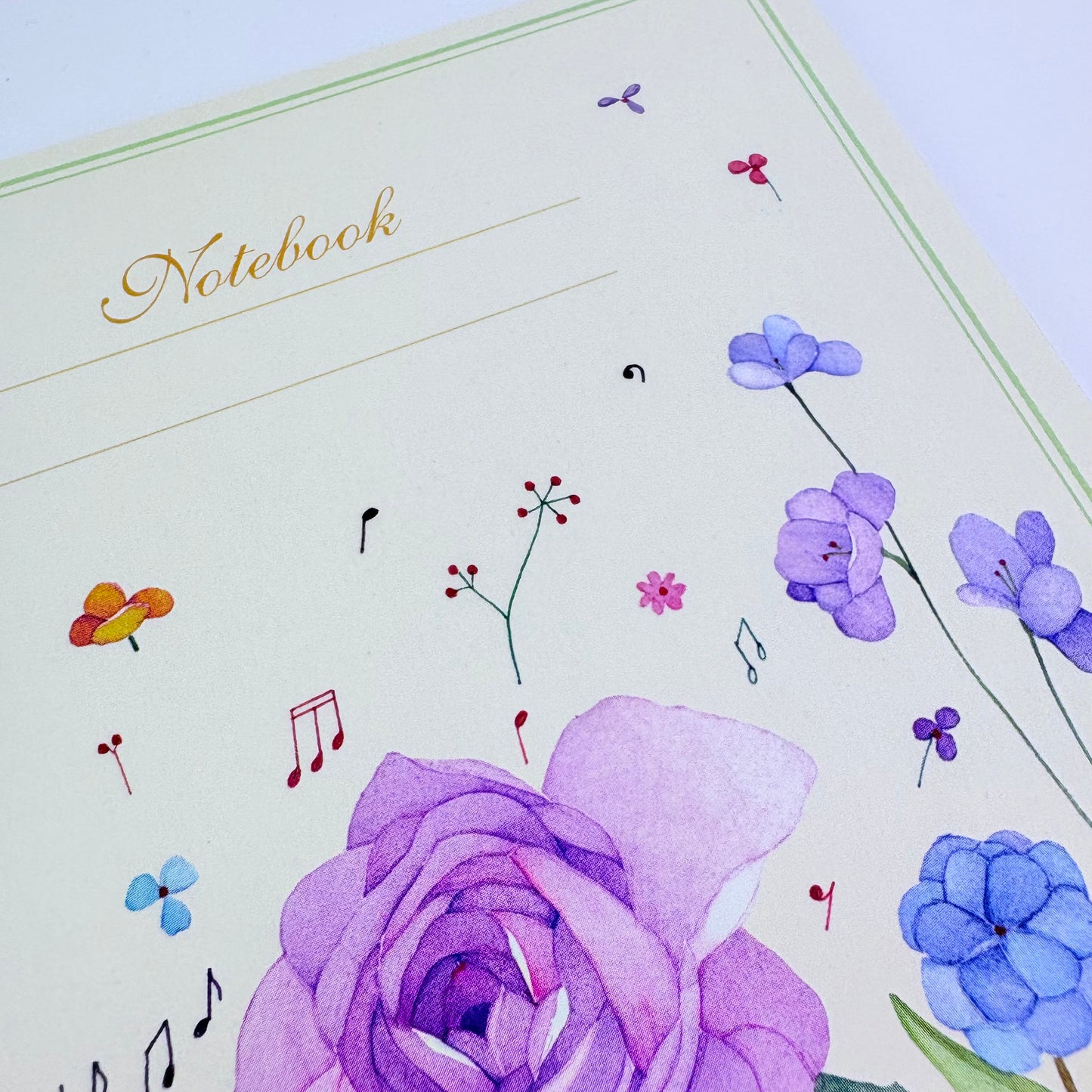 Sešit A5 Roses Music – Made in Japan.