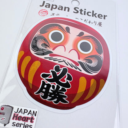 Japonská samolepka Daruma  – Made in Japan
