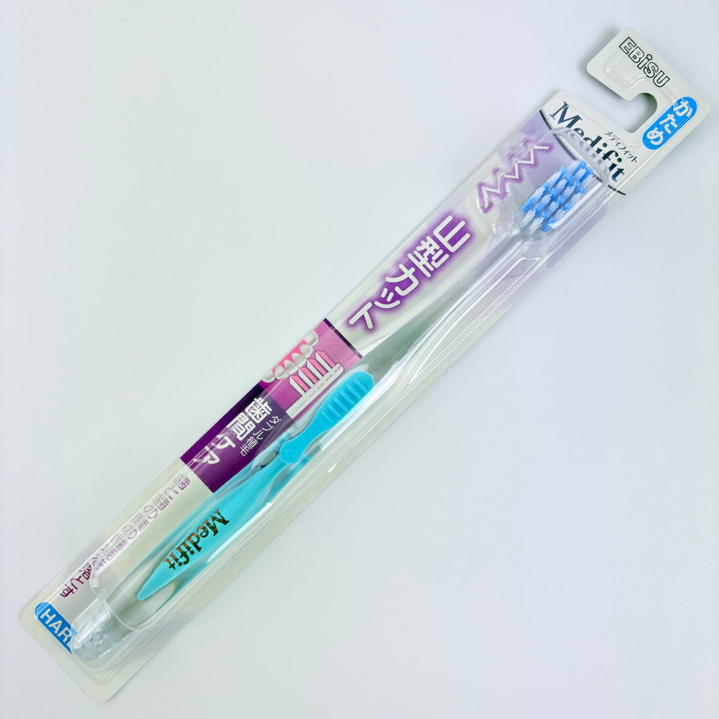 Ebisu Medifit zubní kartáček Mountain – tvrdý - 4 varianty - Made in Japan